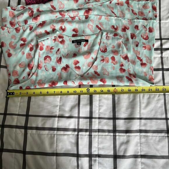 Zac & Rachel Top Womens Sz Large Petite Chiffon Tiered Flowy Tank Fairy - Picture 8 of 9